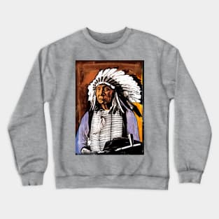 RED CLOUD-OGLALA LAKOTA SIOUX Crewneck Sweatshirt